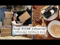 huge HOME DECOR unboxing *tablescape, holiday &amp; more* | XO, MaCenna Vlogs