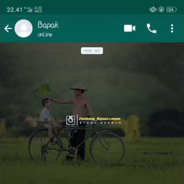 STORY WA - PESEN BAPAK :)
