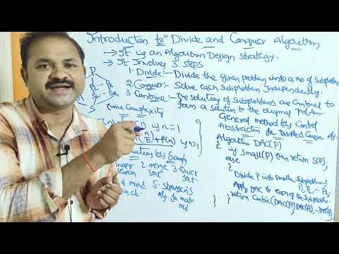 Introduction to Divide and Conquer Algorithm | General Method | Control ...