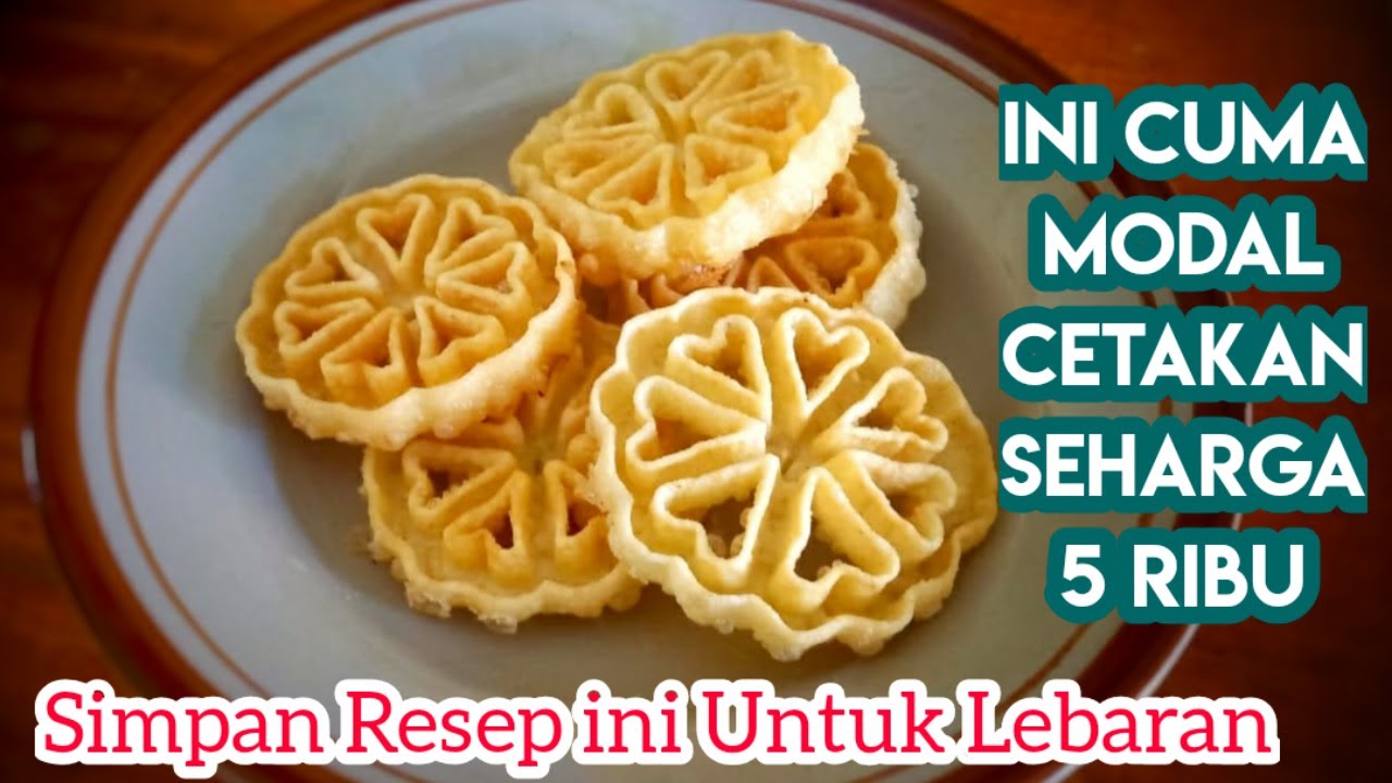 Trik Jitu DIjamin Berhasil,  Kembang Goyang Tidak Lengket Sama Sekali