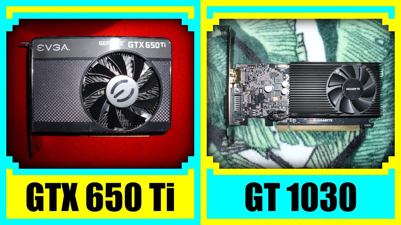 Gt 1030 vs gtx 1030