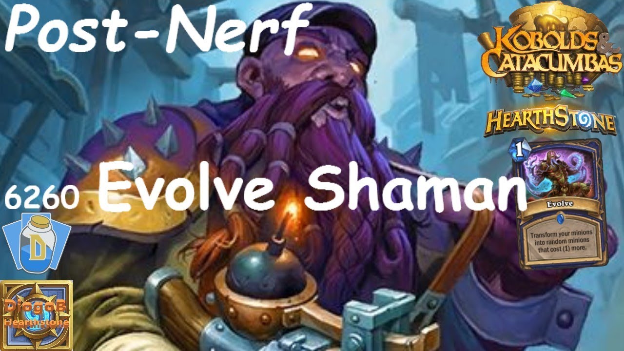 Hearthstone: Evolve Shaman Post-Nerf #4: Kobolds and Catacombs - Standard Constructed