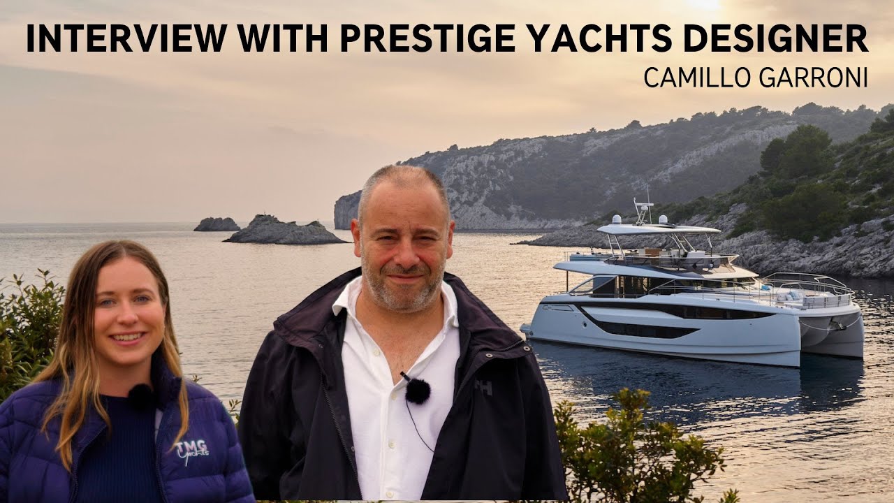 ⁣How are PRESTIGE Yachts Designed? Interview with Camillo Garroni
