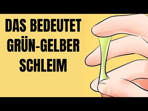 What Green-Yellow Mucus Means!