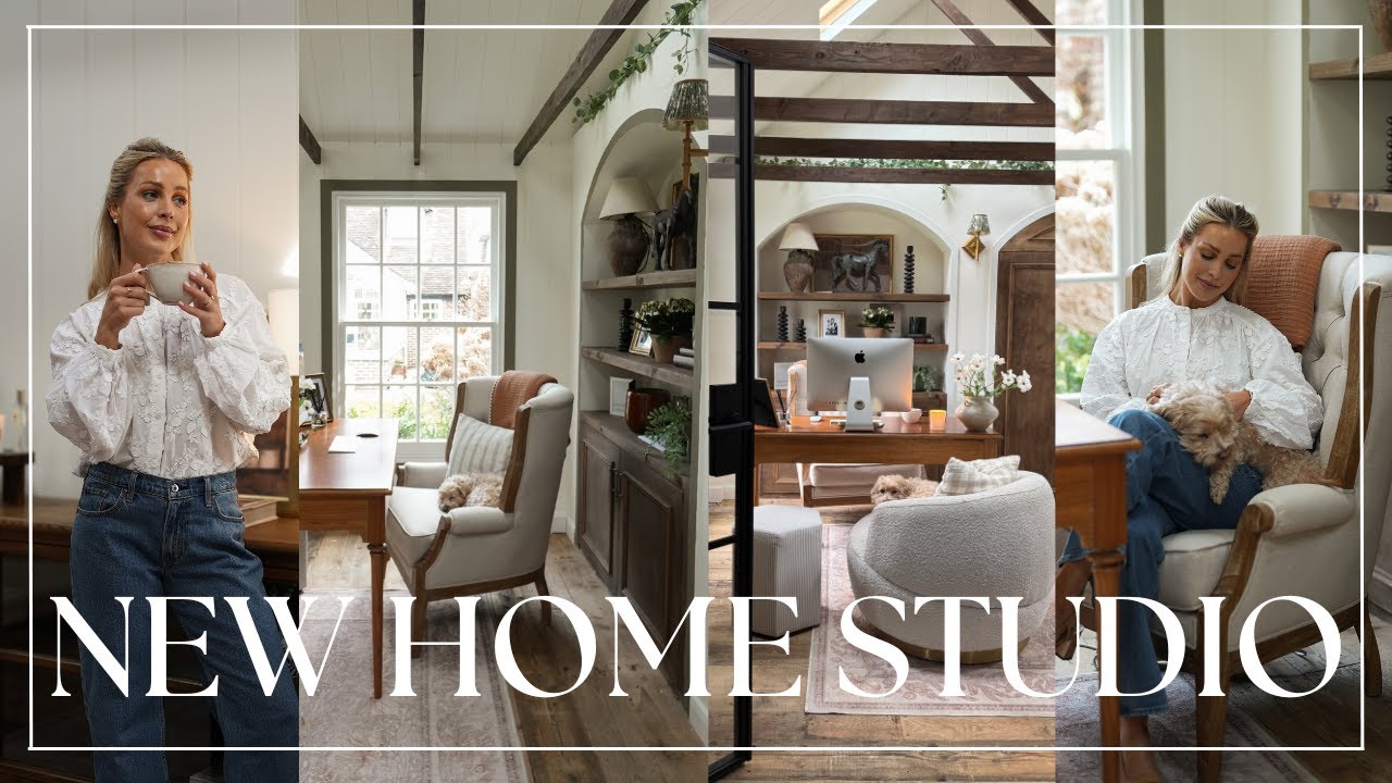 MY NEW HOME OFFICE | THE FULL  RENOVATION FROM START TO FINISH