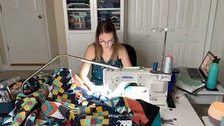 How to Tackle a Large Quilt on Your Domestic Machine