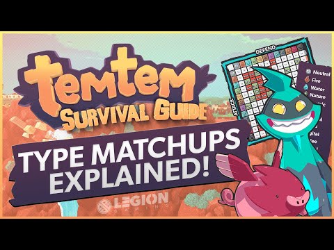 Video: Temtem Type Chart, Type Effectiviteit En Zwakte Uitgelegd