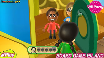 Wii Party - Board Game Island Gameplay (Eng Sub) Player Brenda vs Hayley vs Keiko vs Sandra