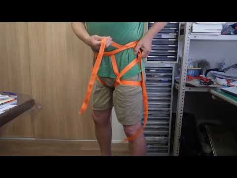 ウェビングで作成する代用シット・ハーネス/ 改良スイスシート・シット・ハーネス