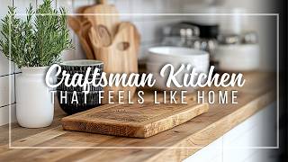 Small Craftsman Kitchen Ideas That Feel Both Classic & Cozy