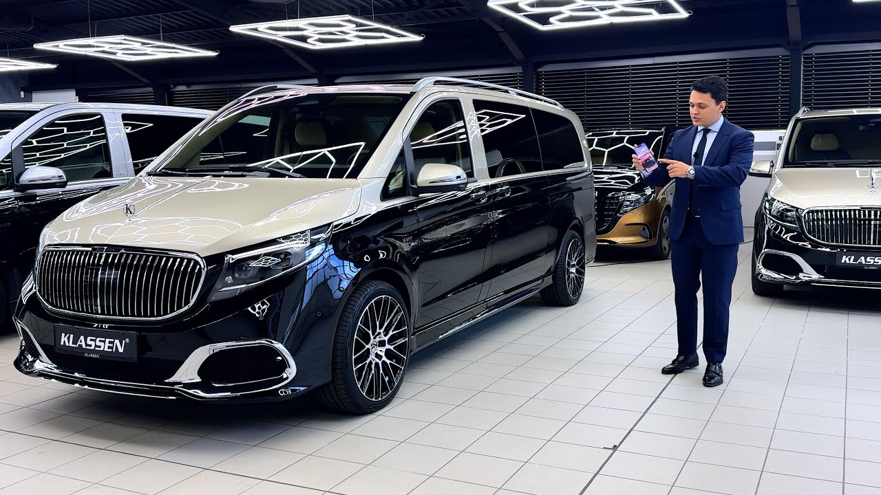 Mercedes V-класса VIP Monaco 2025 года от Klassen — полный обзор интерьера и экстерьера