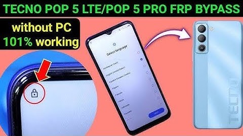 Tecno Pop 5 Pro Frp Bypass Android 11| Tecno BD4h/BD4j/BD4a Frp Bypass Android 11Without pc|pop5 frp