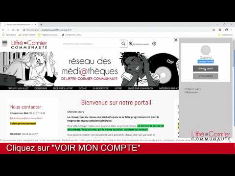 Tutoriel réservation médiathèques Liffré-Cormier Communauté - compte famille