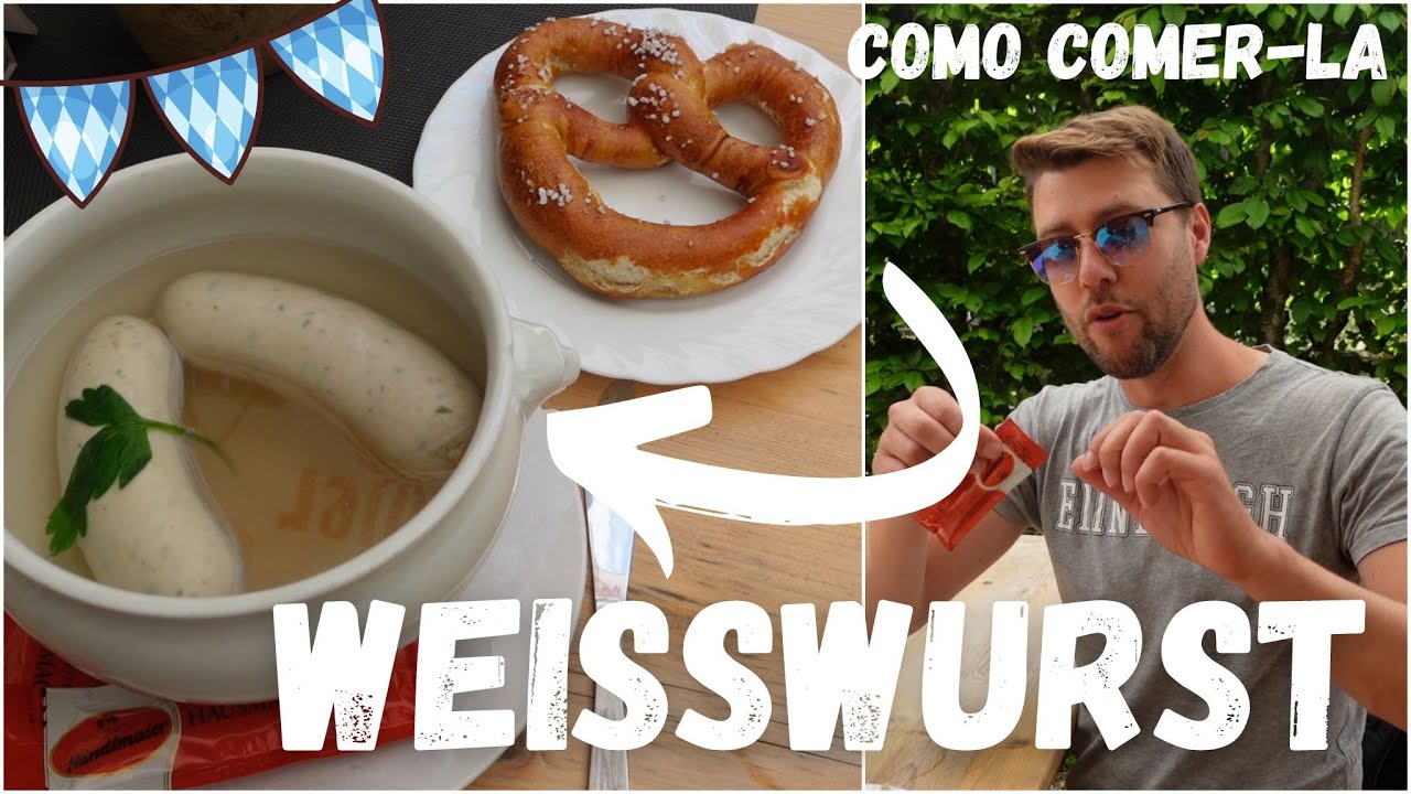 ESSA LINGUIÇA você tem que experimentar quando você vem pra Munique | WEISSWURST | LINGUIÇA BRANCA
