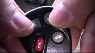 How to Re Program a GM Keyless Entry Car Remote Buick Chevy Cadillac Pontiac