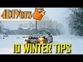 10 Things to Keep in your Vehicle for Winter Driving