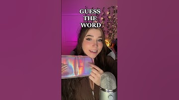 Guess The Word ASMR
