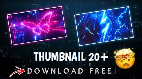 20+ Free YouTube Thumbnails 💥