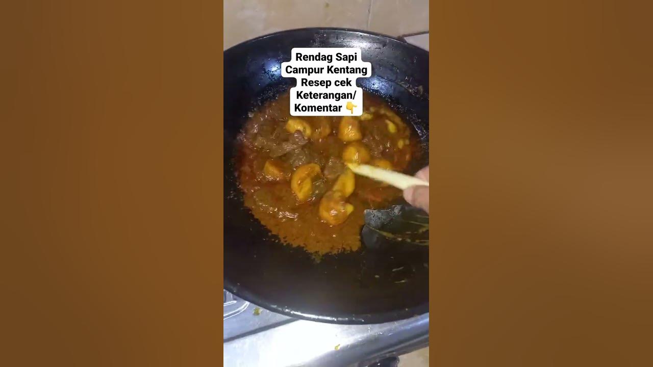 Cara Buat Rendang  Campur Kentang