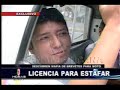 Mafia trafica con brevetes para motociclistas en SMP