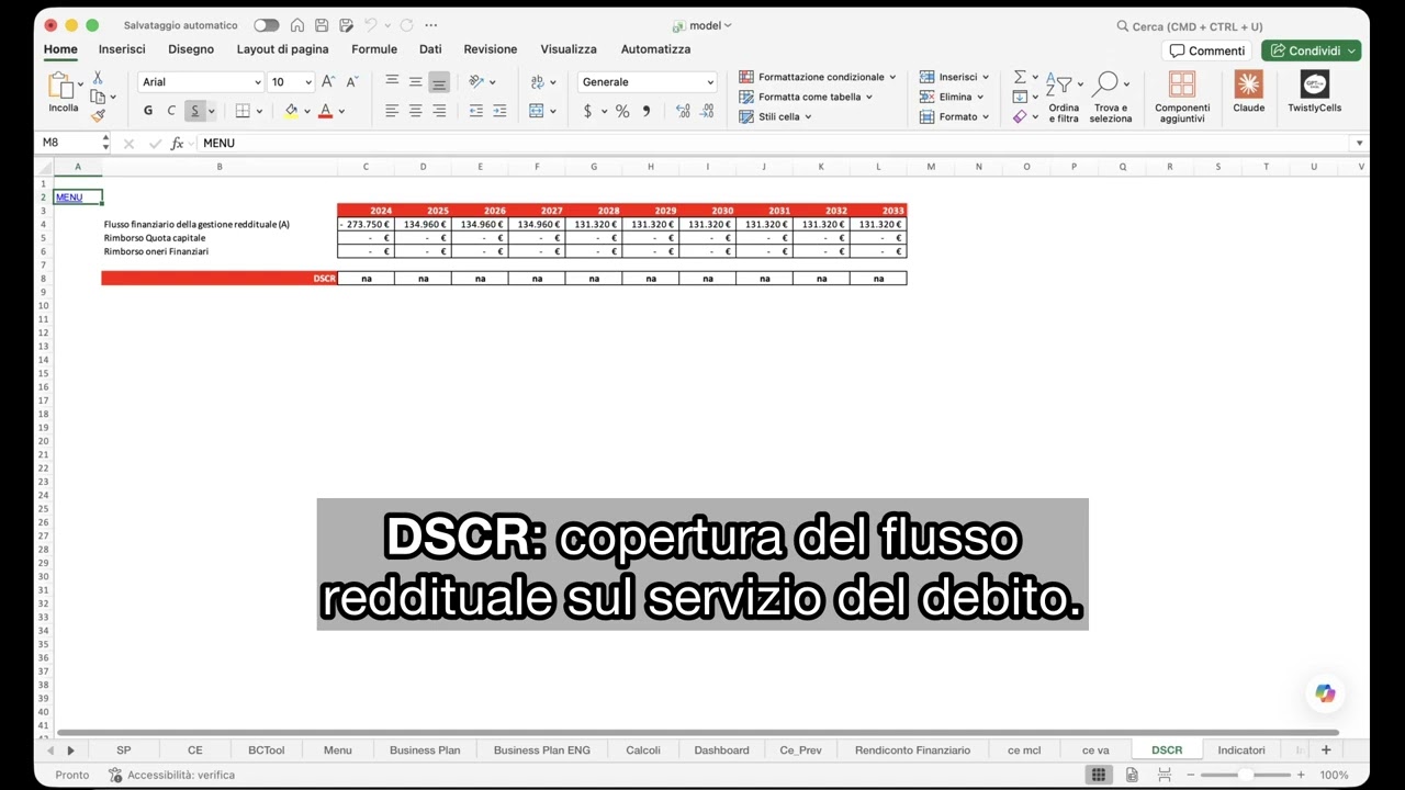 Tutorial operativo del modello BpExcel – Business Plan a 10 anni