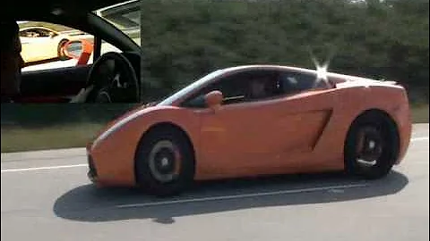 Twin Turbo Lamborghini Gallardo Street Race