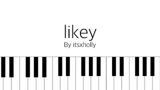 likey // twice // piano tutorial