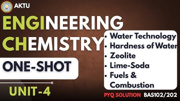 CHEMISTRY | UNIT-4 | ONE SHOT | BAS-102/202| PYQ SOLUTIONS | AKTU CHEMISTRY