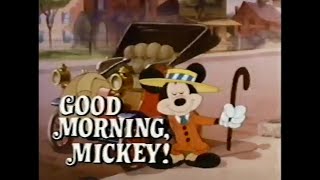 Good Morning Mickey Promo The Disney Channel Soundtrack Audio Animation (1989)