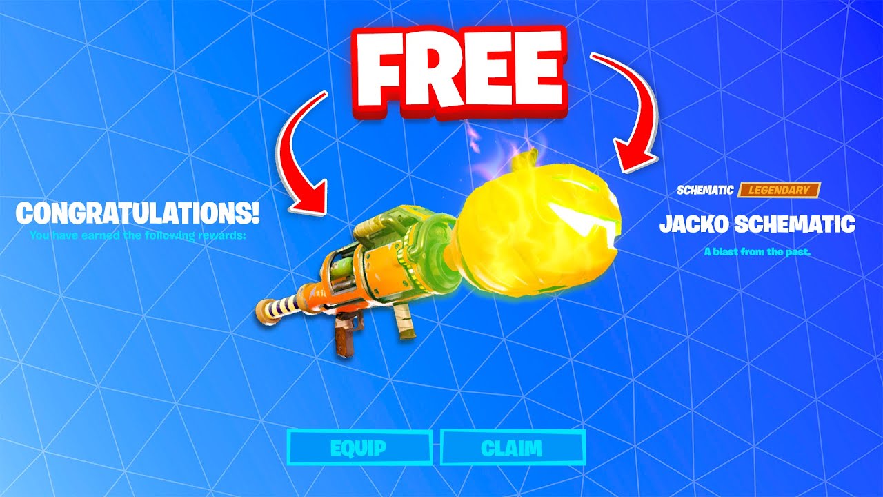 How to get FREE Jacko Launcher Schematic in Save The World - YouTube