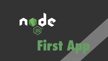 how to create your first node js app in no time