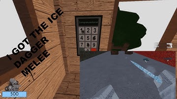 I got the Ice Dagger Melee in Roblox Arensal NIGHT EDGE EVENT