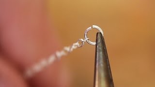 How to solder a jump ring closed WITHOUT the chain melting to the jump ring