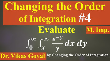 Change the Order of Integration #4 in Hindi (M.Imp) | Double Integrals | Engineering Mathematics