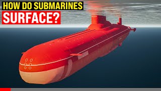 How does a submarine surface? And how does it not capsize?