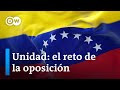 La oposición venezolana inscribe a dos candidatos a las elecciones presidenciales