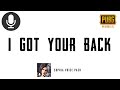 I Got Your Back | Pubg Sophia Voice Pack Sound Effect 🔊🗣️