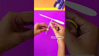How to make flying helicopter at home || #ytshorts #shorts #funny #viral #facts