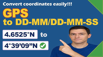How to Convert GPS Coordinates to DD-MM or DD-MM-SS Format