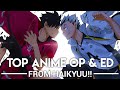 My Top Haikyuu!! Anime Openings & Endings