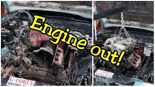 240sx KA24DE Engine Removal