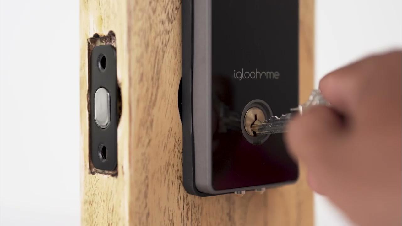 igloohome Deadbolt 2S MG How to use Physical Key YouTube