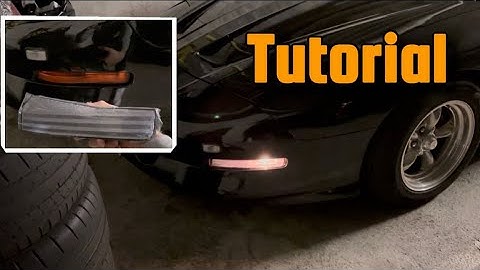 How to replace turn signal lenses on 4th gen firebirds