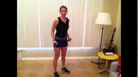 Squat and Bicep Curl with Band