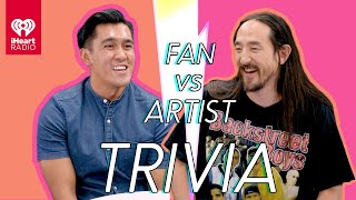 Steve Aoki Goes Head to Head With His Biggest Fan! | Fan Vs Artist Trivia