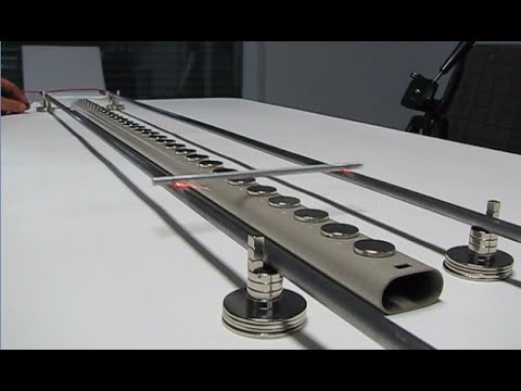 Beskrive lighed synder LAPLACE RAIL: neodymium magnets, power supply, alluminium and GO | Magnetic  Games - YouTube