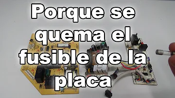 ¿Tienen fusibles los aparatos de aire acondicionado?