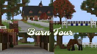 My SWEM Barn Tour! |Minecraft Equestrian | DibbleCraft