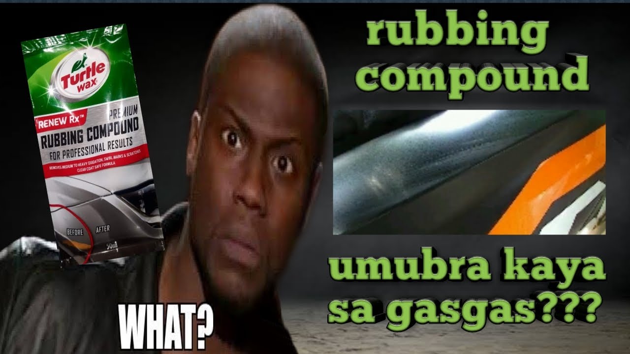 HOW TO APPLY RUBBING COMPOUND (TURTLE WAX) HONDA CLICK GAME CHANGER