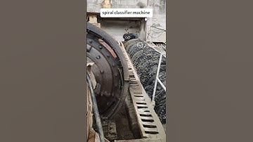 spiral classifier and ball mill production line #spiral #classifier #mining#separation #jycrusher